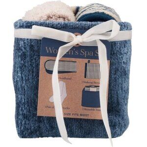 Highline Bedding Co. Spa Gift Set - Blue Includes; Headband & Makeup Remover
